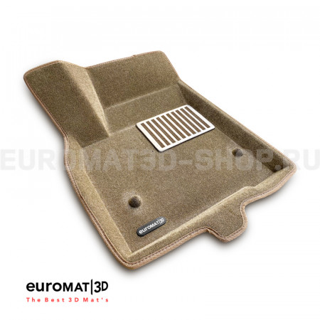 Текстильные 3D коврики Euromat3D Lux в салон для Cadillac XT5 (2017-) № EM3D-001307T Бежевые Текстильные 3D коврики Euromat3D Lux в салон для Cadillac XT5 (2017-) № EM3D-001307T Бежевые