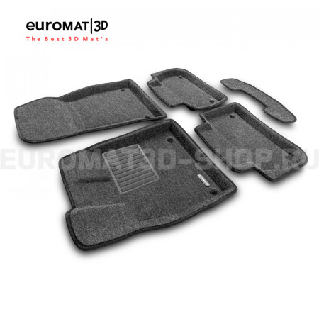 Текстильные 3D коврики Euromat3D Business в салон для Audi Q5 (2017-2020) № EMC3D-001101G Серые Текстильные 3D коврики Euromat3D Business в салон для Audi Q5 (2017-2020) № EMC3D-001101G Серые