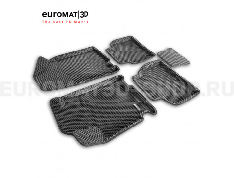 3D коврики Euromat3D EVA в салон для Jac J7 (2023-) № EM3DEVA-000012
