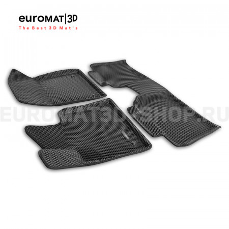 3D коврики Euromat3D EVA в салон для ZEEKR 001 (2021-) № EM3DEVA-005720