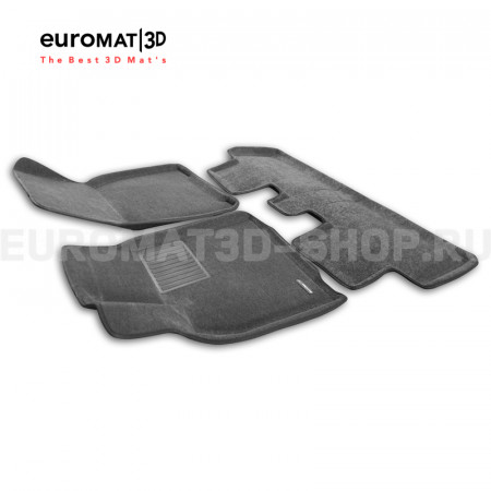 Текстильные 3D коврики Euromat3D Business в салон для Tesla Model Y (2020-) № EMC3D-004902G Серые Текстильные 3D коврики Euromat3D Business в салон для Tesla Model Y (2020-) № EMC3D-004902G Серые