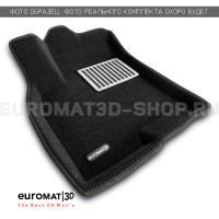 Текстильные 3D коврики Euromat3D Lux в салон для Audi Q5L (2017-2026) № EM3D-001117